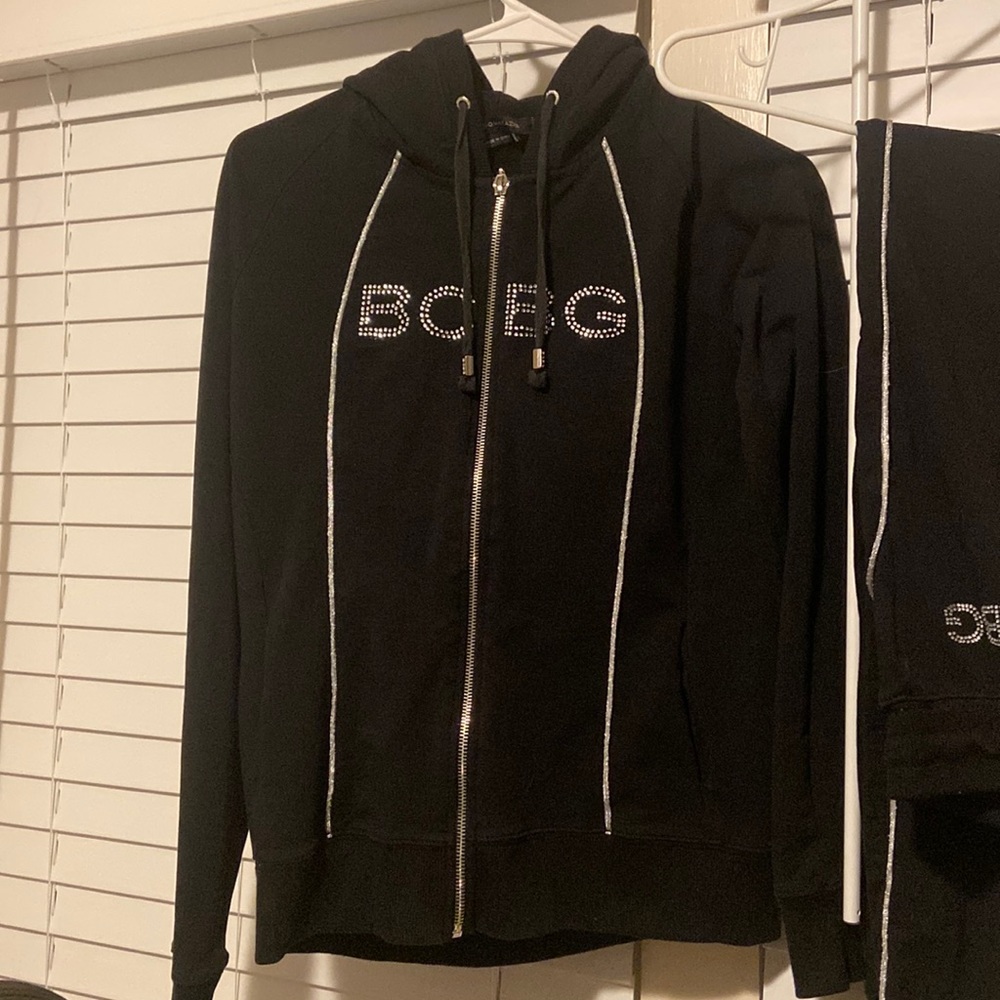 BCBG sweat suit outfit